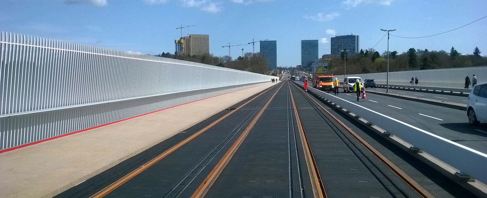 Wasserturmbrücke Luxemburg bei Tageslicht