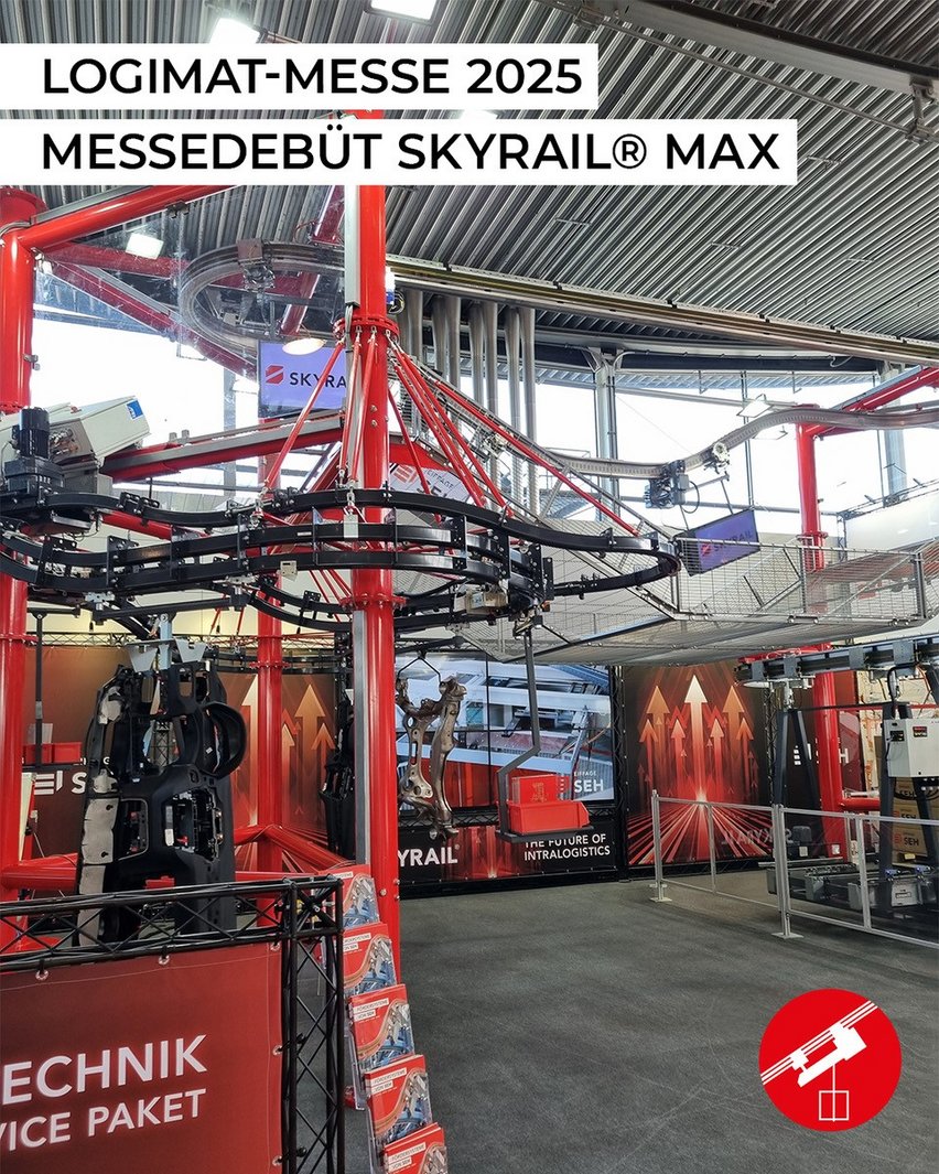 ⭐️ SKYRAIL® Max feiert Premiere auf LogiMAT 2025