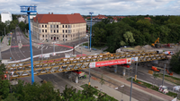 Behelfsbrücke Damaschkeplatz in Magdeburg, SYSTEC GmbH 