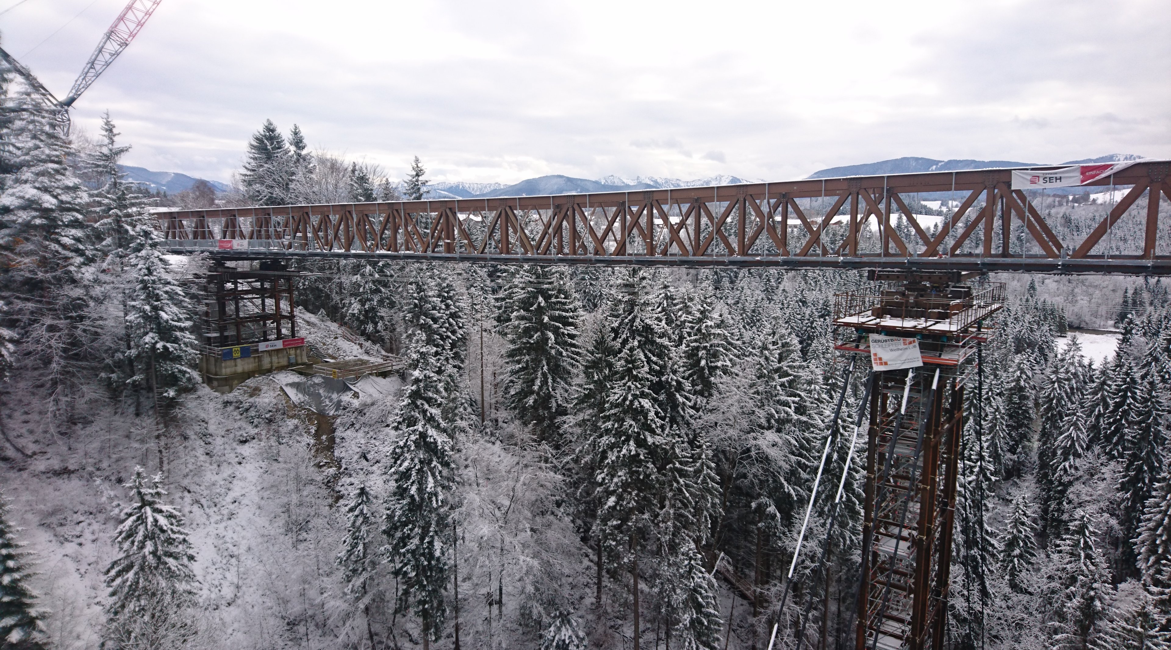 Blick auf die Echelsbacher Brücke