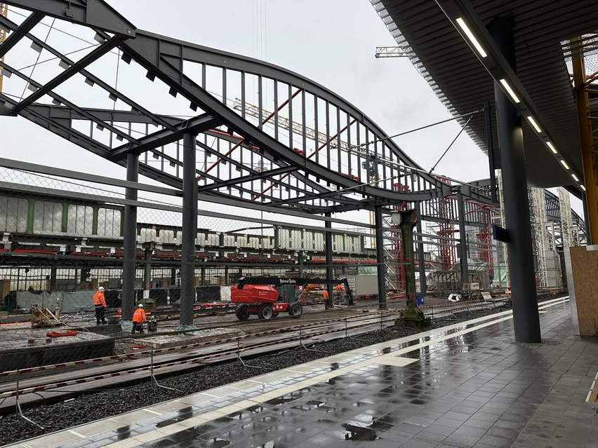 🚅 Weitere Fortschritte auf der Baustelle am Duisburger HBF