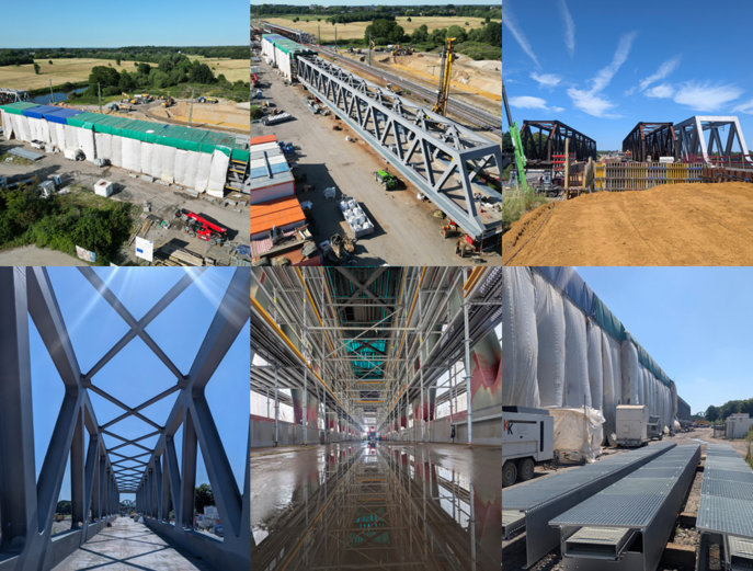 Eisenbahnüberführung Lippe: Zweiter Überbau kurz vor Abschluss