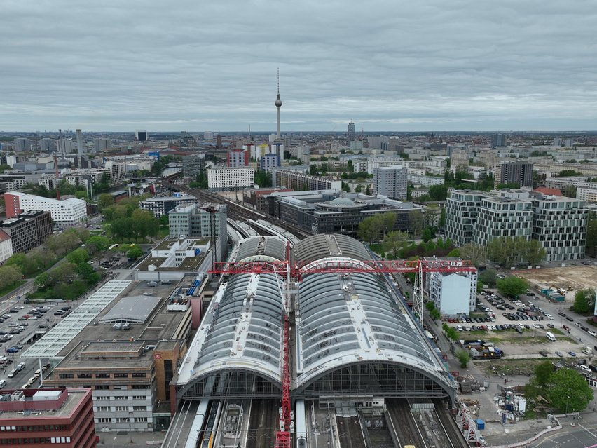 Endspurt am Berliner Ostbahnhof