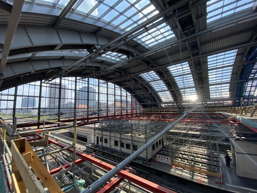 Projektfortschritt am Berliner Ostbahnhof