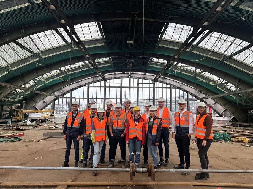 Baustellenbesuch der HAWK Holzminden