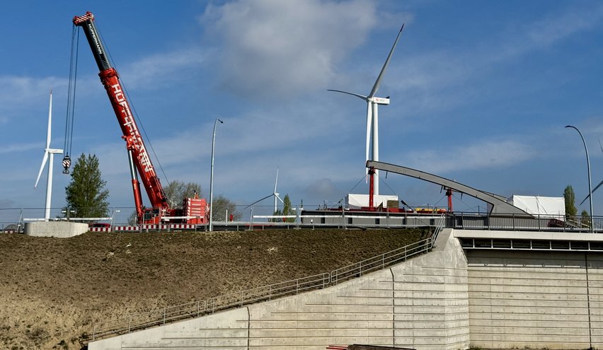 Start der Arbeiten am Ersatzneubau der Finkenwerder Brücke, zweiter Bauabschnitt