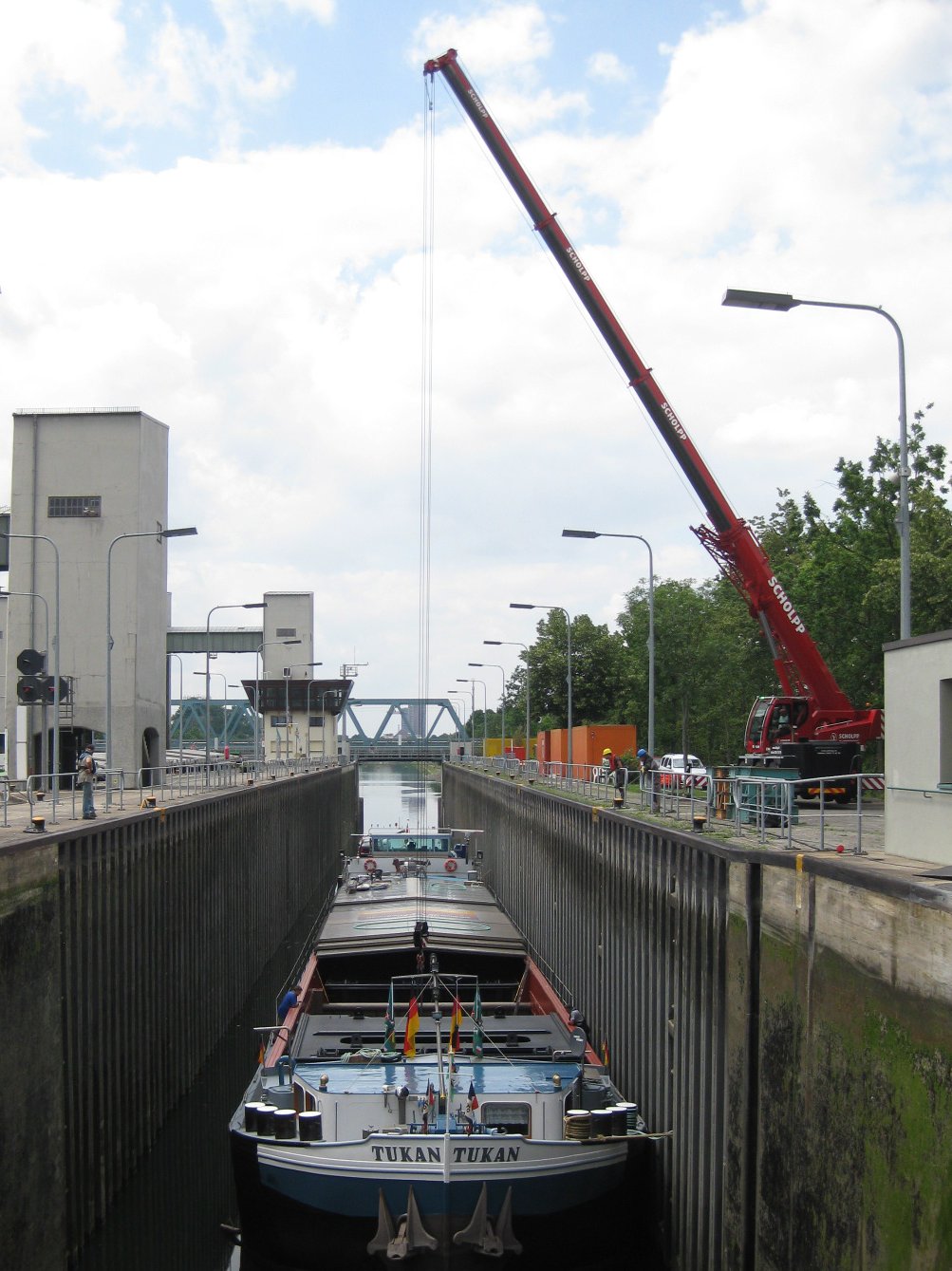 Schleuse, Feudenheim