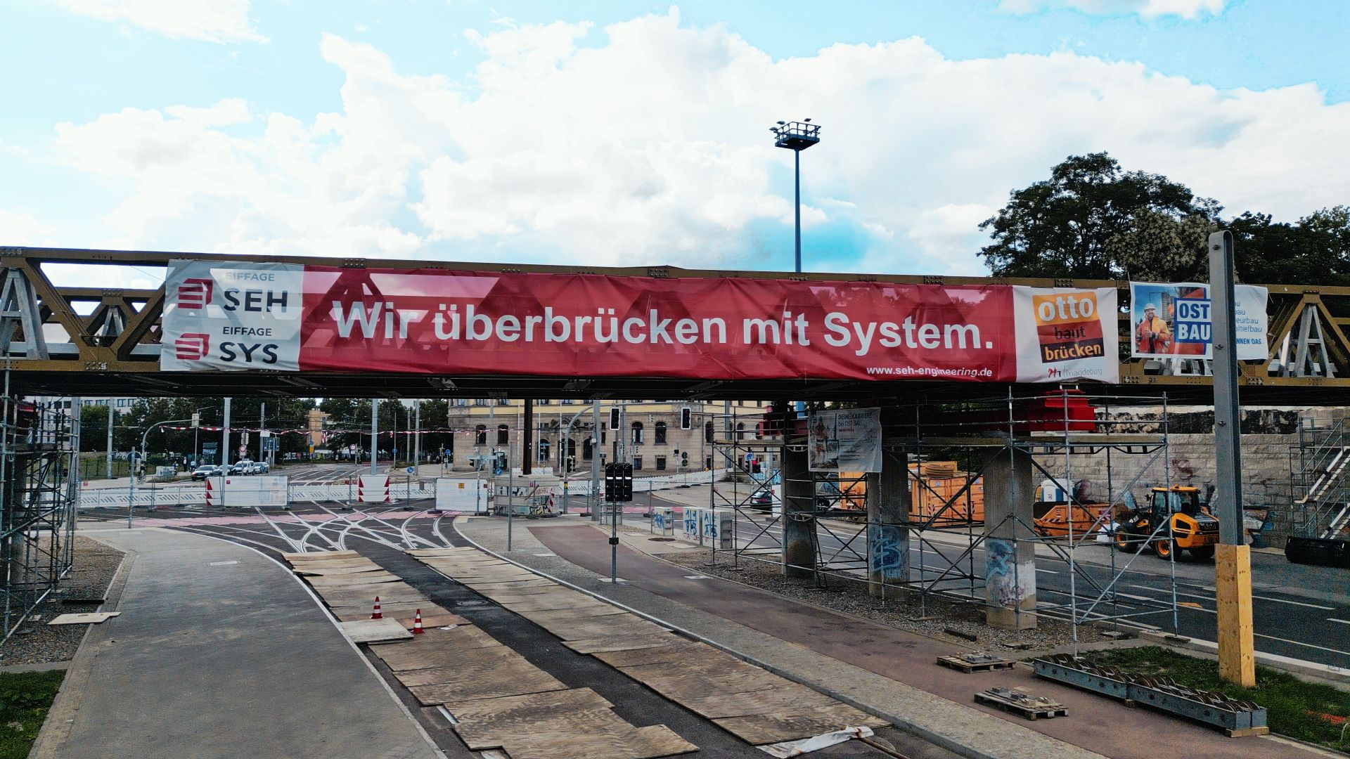 Banner: Wie überbrücken mit System.